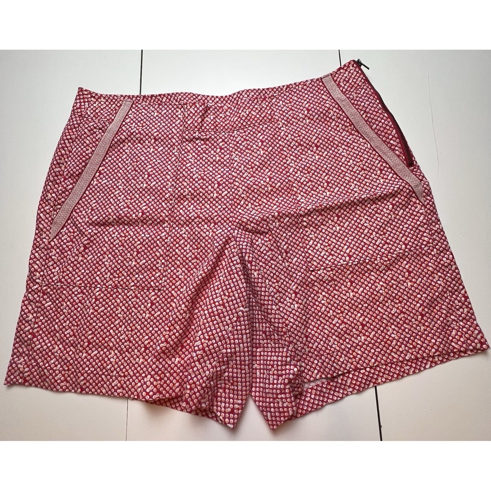 CAbi Picnic Pink w/Orange Dots Shorts style 5121 size 8